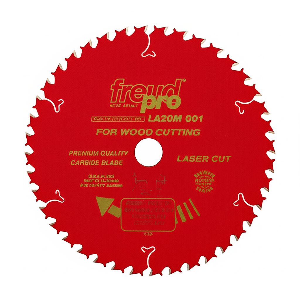FREUD LA20M001 - 9 in.x 40T Saw Blade for General Purpose Wood cut, 25.4 mm. Arbor -ใบเลื่อยตัดไม้ทั่วไป ขนาด 9 นิ้ว 40 ฟัน สำหรับเลื่อยวงเดือน