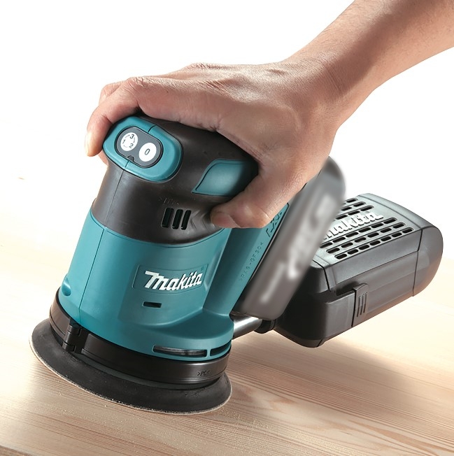 MAKITA DBO180Z 18V 125mm Cordless Mobile Orbital Sander (Tool only, without battery and charger) - เครื่องขัดกระดาษทรายไร้สายแบบโคจรขนาด 5นิิ้ว (125มม) มากีต้า รุ่น DBO180Z (ไม่มีแบตเตอรี่ ไม่มีแท่นชาร์จ)