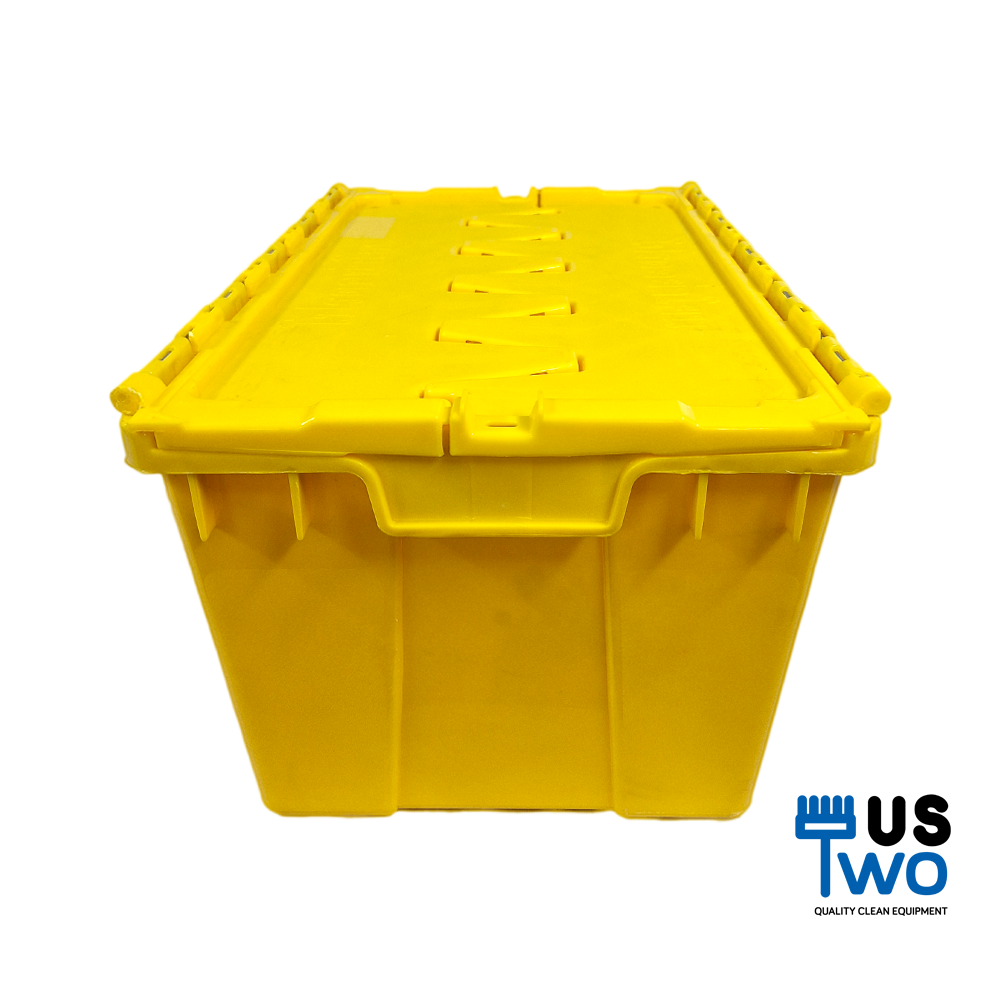 ลังพลาสติกทึบ ฝาพับคู่ 35 ลิตร