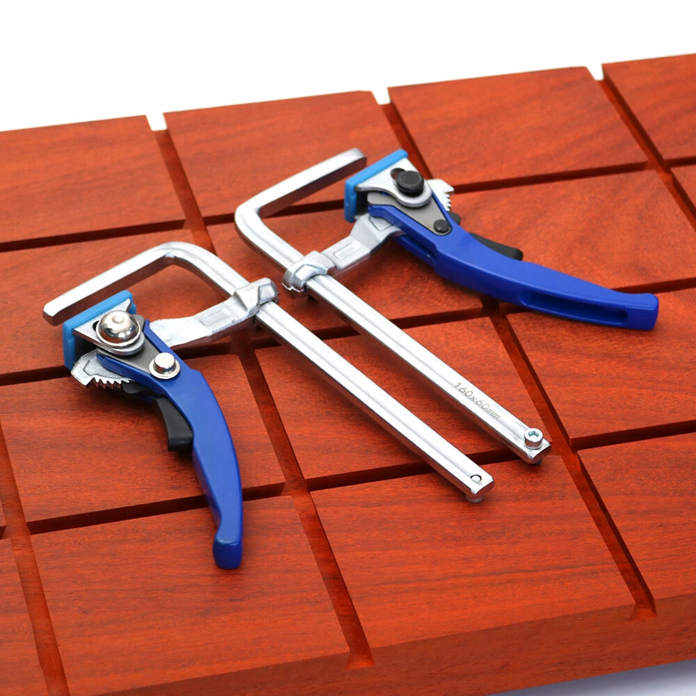 SIT TOOL SIT-625K2 160x60mm Quick Release Ratchet Dovetail Clamp Set (2pcs. set) - แคล้มป์แขนยึดทรงหางเหยี่ยว แบบปลดเร็วขนาด 160x 60มม (2 อัน/ชุด) ใข้ยึดร่องหางเหยี่ยว