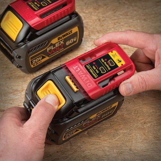 DEWALT DCB606 FLEXVOLT® 20V/60V MAX 6.0Ah Battery - แบตเตอรี่ ขนาด 20/60 โวล์ท 6.0 แอมป์ ดีวอล์ท รุ่น DCB606