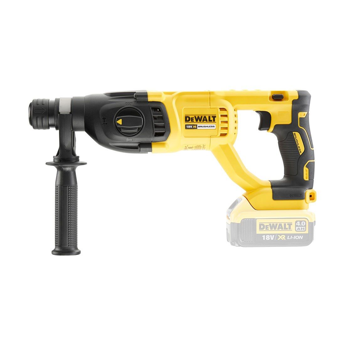 DEWALT DCH133NT - 18V XR BRUSHLESS SDS+ Cordless SDS plus Rotary Hammer Drill (Tool only, without battery and charger) - สว่านโรตารีไร้สาย Li-Ion 18V ระบบ SDS Plus Dewalt รุ่นDCH133NT (เครื่องเปล่า ไม่มีแบตเตอรี่ และแท่นชาร์จ)