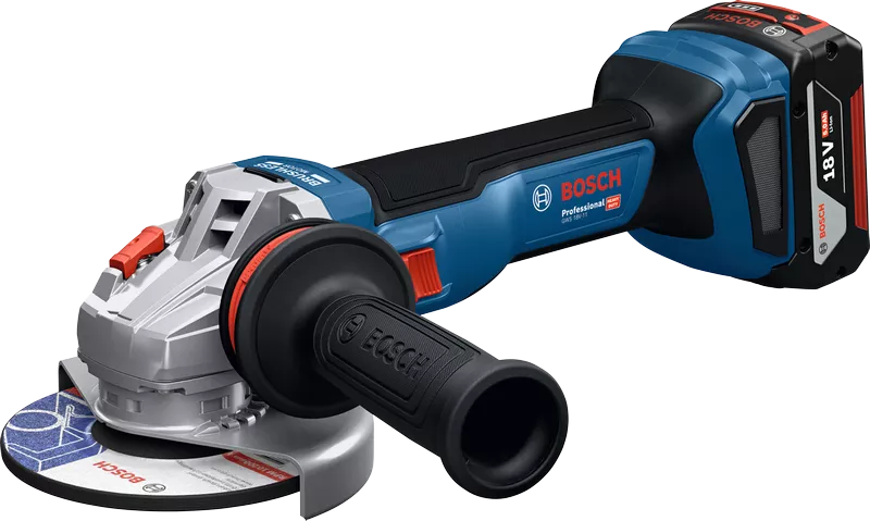 BOSCH GWS 18V-11 S - Cordless Angle Grinder - เครื่องเจียรไร้สายมอเตอร์ไร้แปรงถ่านขนาด 125มม.(4 นิ้ว) บ๊อช รุ่น GWS 18V-11 S
