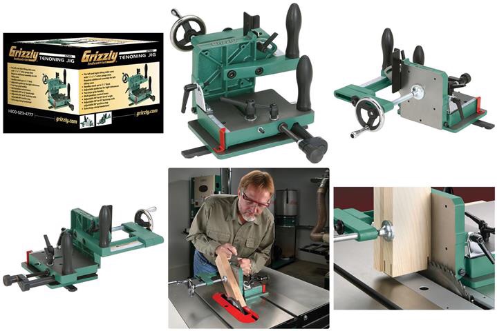 GRIZZLY/ SIMEN H7583 - Tenoning Jig for Table Saw (จิ๊กตัดเดือยเหลี่ยมสำหรับโต๊ะเลื่อย)