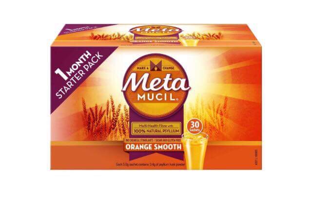 Metamucil Fibre Supplement Smooth Orange (30 ซอง)