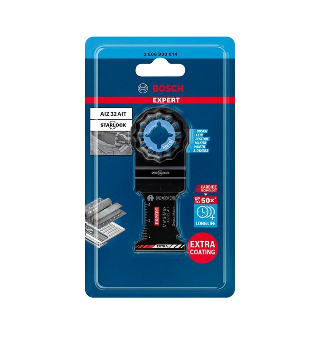 BOSCH AIZ 32 AIT Blade for Multi-Tool for Oscillating Multi Tools - ใบมีด AIZ 32 AIT สำหรับเครื่องมืออเนกประสงค์ - 2608900014