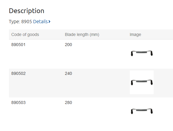 NAREX 8905xx Curved Drawknife - มีดเหลาไม้แบบใบมีดโค้ง มี 3 ขนาด 200มม. 240มม. และ 280มม. (Made in Czech Republic)