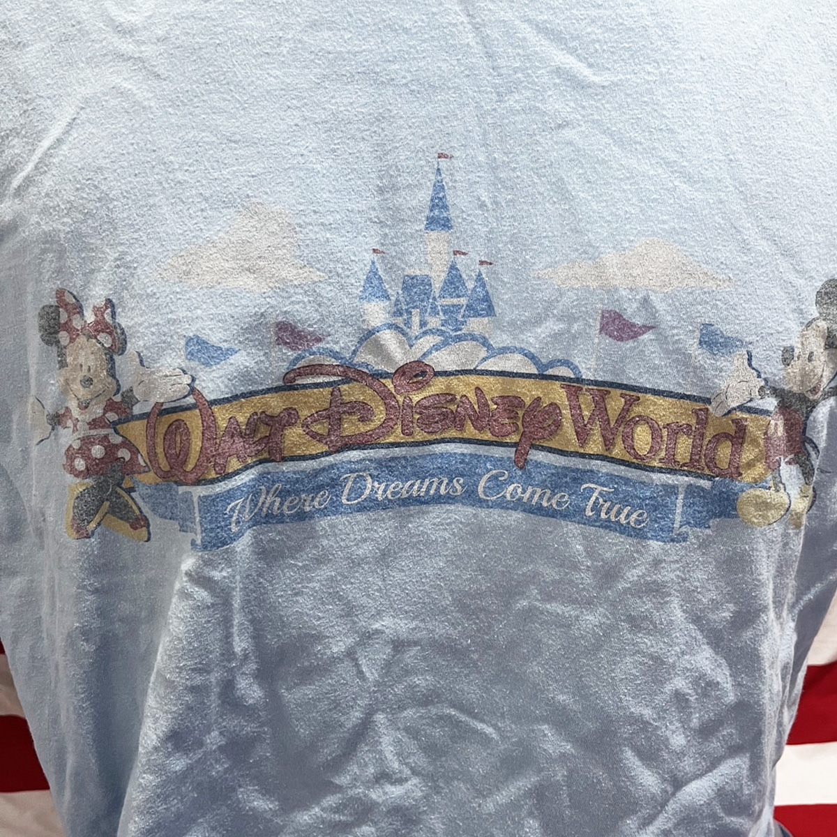 เสื้อยืดวินเทจมือสอง Vintage T-Shirt เสื้อยืดมิกกี้เมาส์ วินเทจ Mickey Mouse งานป้าย Disney