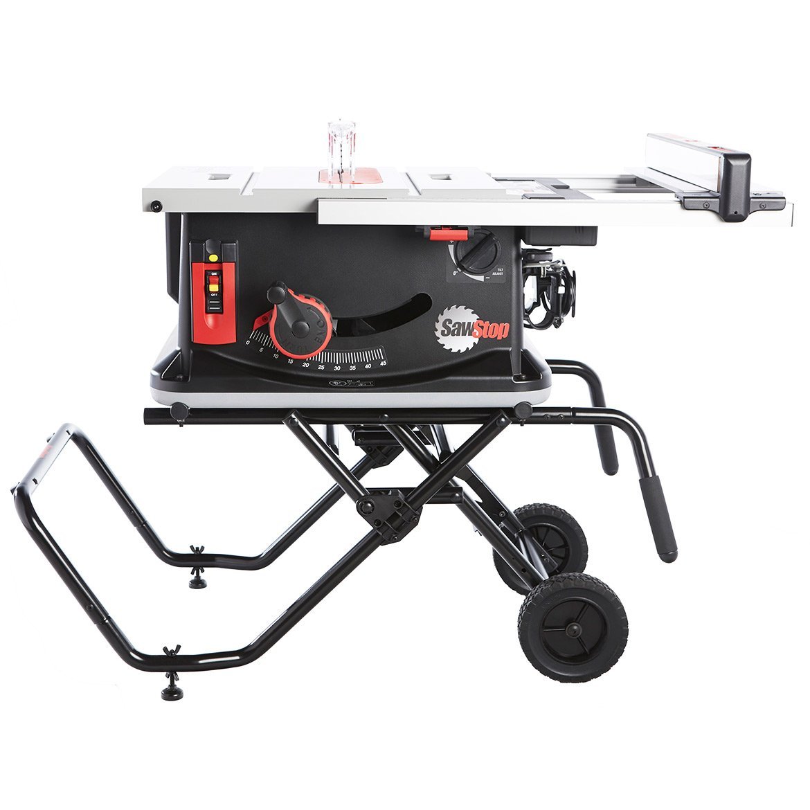 SawStop JSS-MCA Jobsite Saw with Mobile Cart โต๊ะเลื่อยชนิดเคลื่อนย้ายสะดวก แต่ปลอดภัย