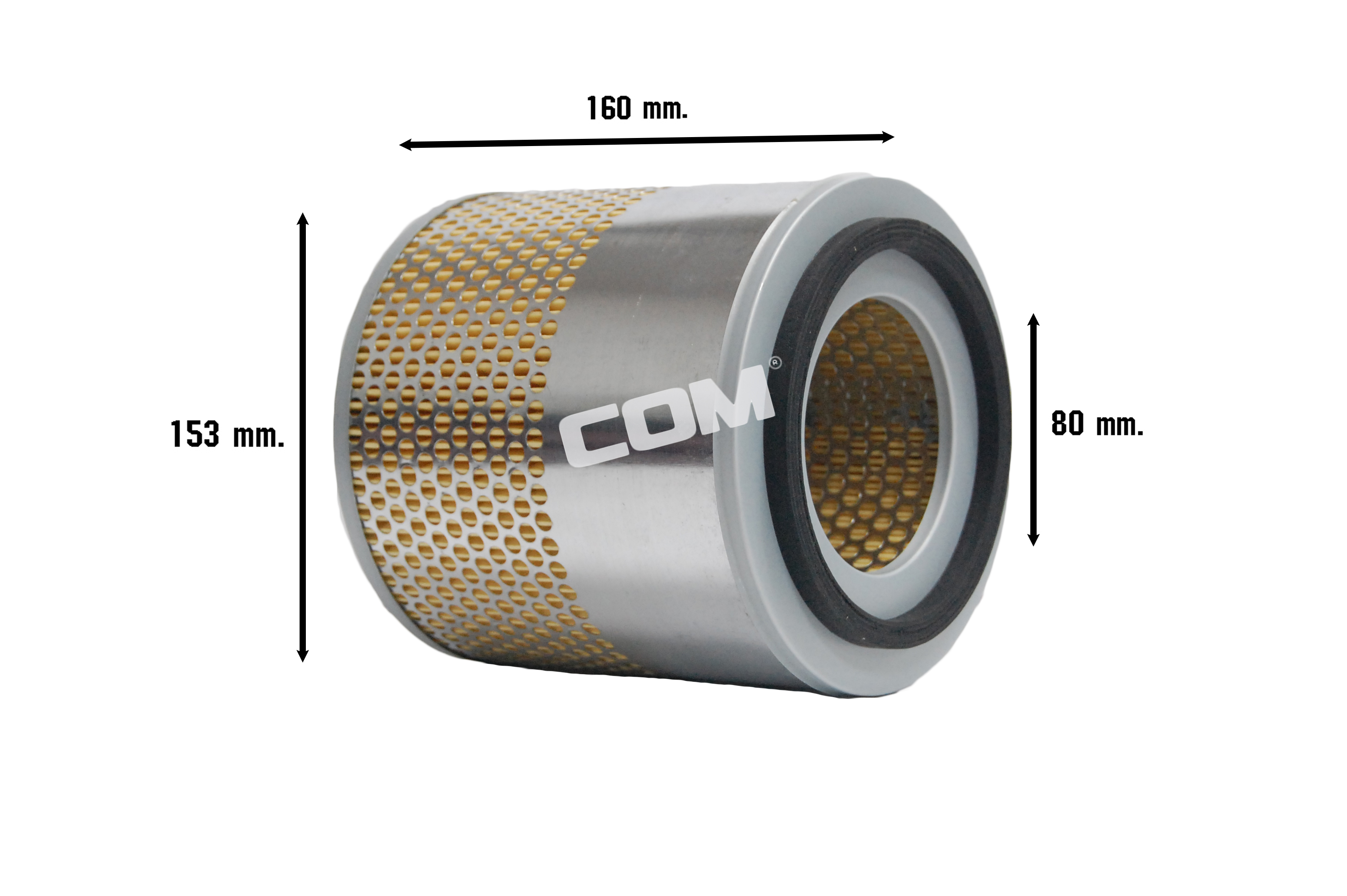 กรองอากาศ ISUZU TFR 2.5 ,TFR 2.8 มังกรทอง ปี 1988-2002 ,ไส้กรอง COM