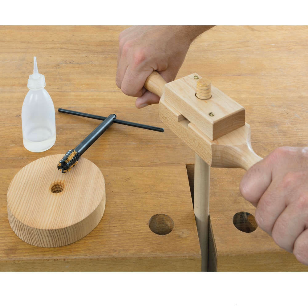 SIT Tool - Wood Thread Cutting Kit - ชุดคิททำเกลียวไม้ทั้งตัวผู้และตัวเมียขนาด 1/2นิ้ว 3/4นิ้ว 1นิ้ว 1-1/4นิ้ว และ 1-1/2นิ้ว (Made in Taiwan)