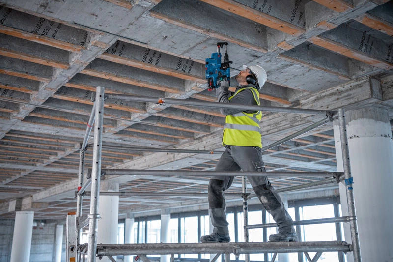 BOSCH GBH 18V-28 CF Cordless SDS plus Rotary Hammer Drill without battery and charger - สว่านโรตารีไร้สาย Li-Ion 18V ระบบ SDS Plus รุ่น GBH 18V-28 CF (เครื่องเปล่า ไม่มีแบตเตอรี่ และแท่นชาร์จ) - 0611921081