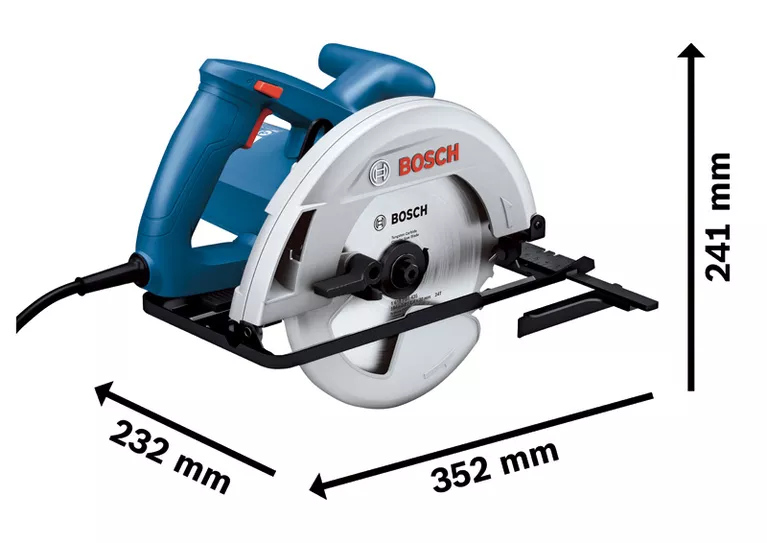 BOSCH GKS 130 Corded Circular Saw - เลื่อยวงเดือน 7-1/4 นิ้ว BOSCH รุ่น GKS 130 - 06016C30K0