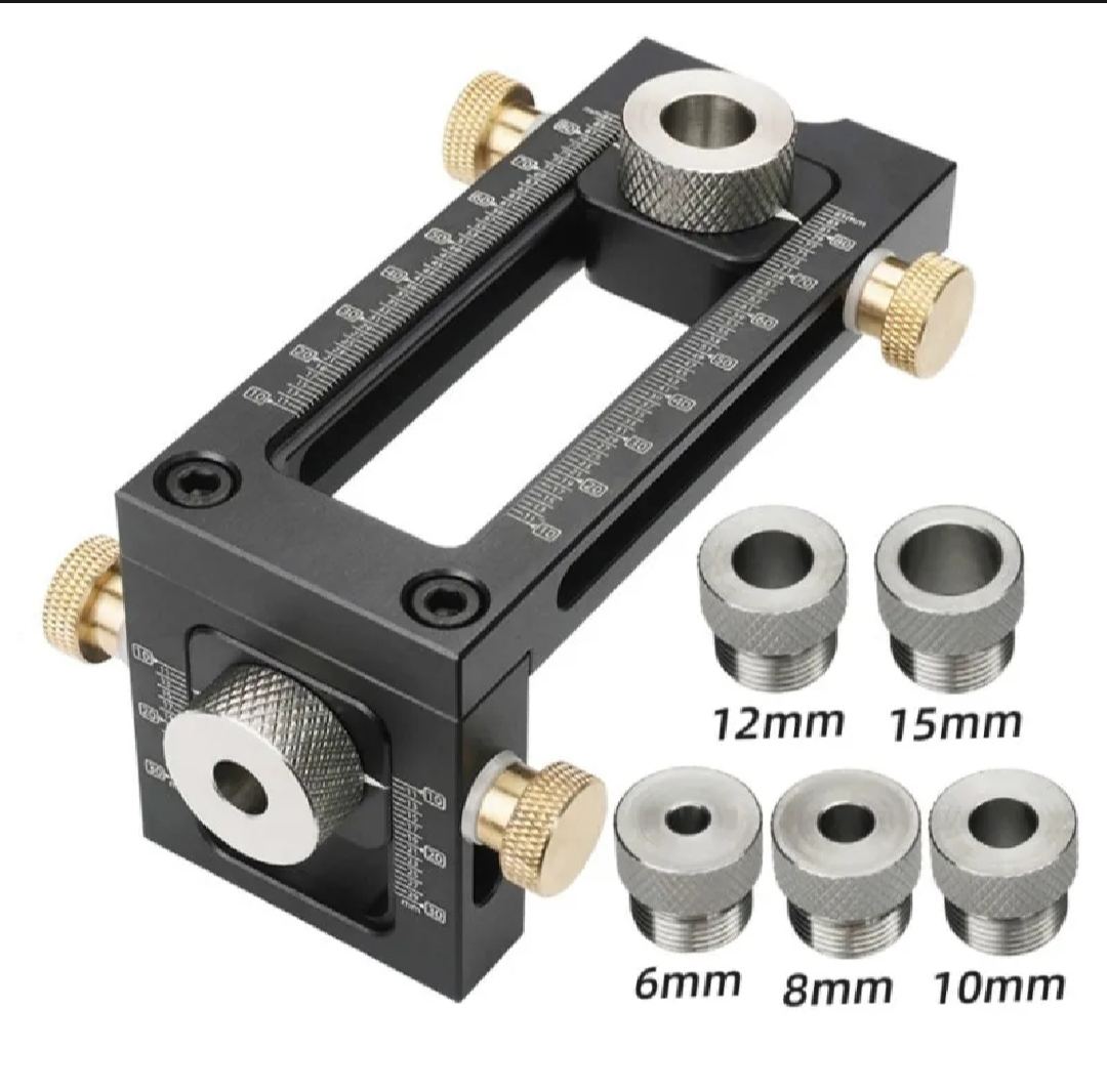 SIT TOOL CDJ-xxx Universal Cross Dowel Jig with Steel Guide Bushing - จิ๊กเจาะเดือย Universal Cross Dowel พร้อมปลอกเหล็กนำเจาะ