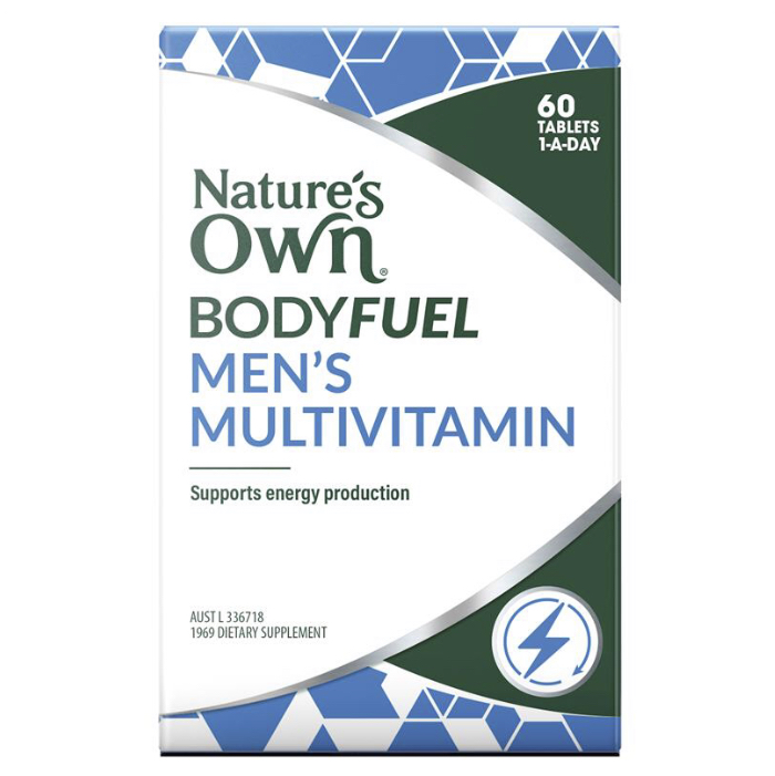 Nature's Own Bodyfuel Men's Multivitamin - Multi Vitamin for Energy (60 เม็ด)