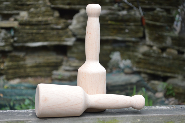 SIT Tool WCM0000100 - Wooden Carver's Mallet - ค้อนกลมตอกสิ่วไม้บีชสำหรับงานไม้ (สินค้าล้างสต๊อค)