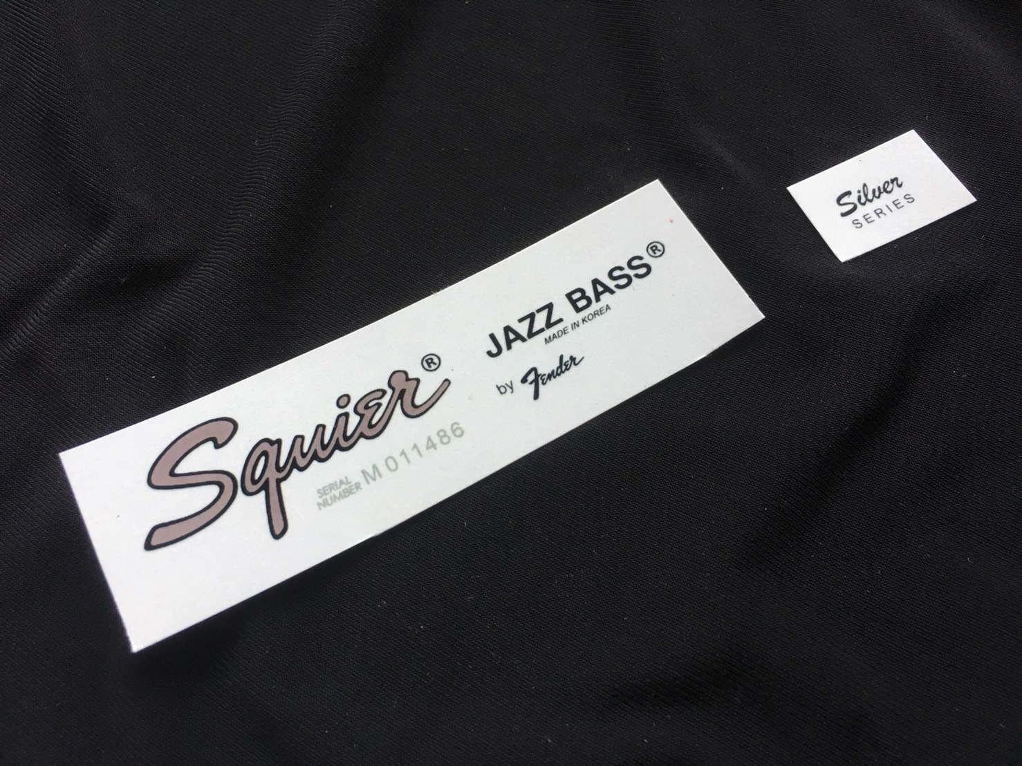 Squier Jazz Bass Silver Series Korea