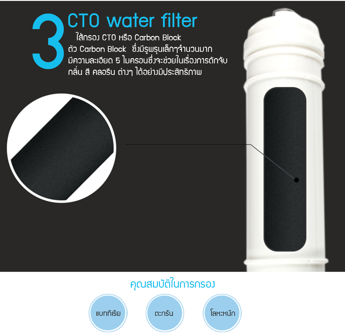 เครื่องกรองน้ำ RO - CMT-RO400G