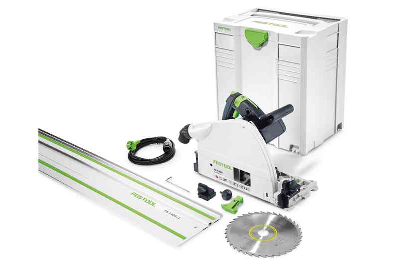 FESTOOL TS 75 EBQ Plus-FS Track Saw with 1.4m rail - เลื่อยรางขนาด 210 มม. พร้อมราง FS1400/2 ยาว 1.4 ม. (Made in Germany)