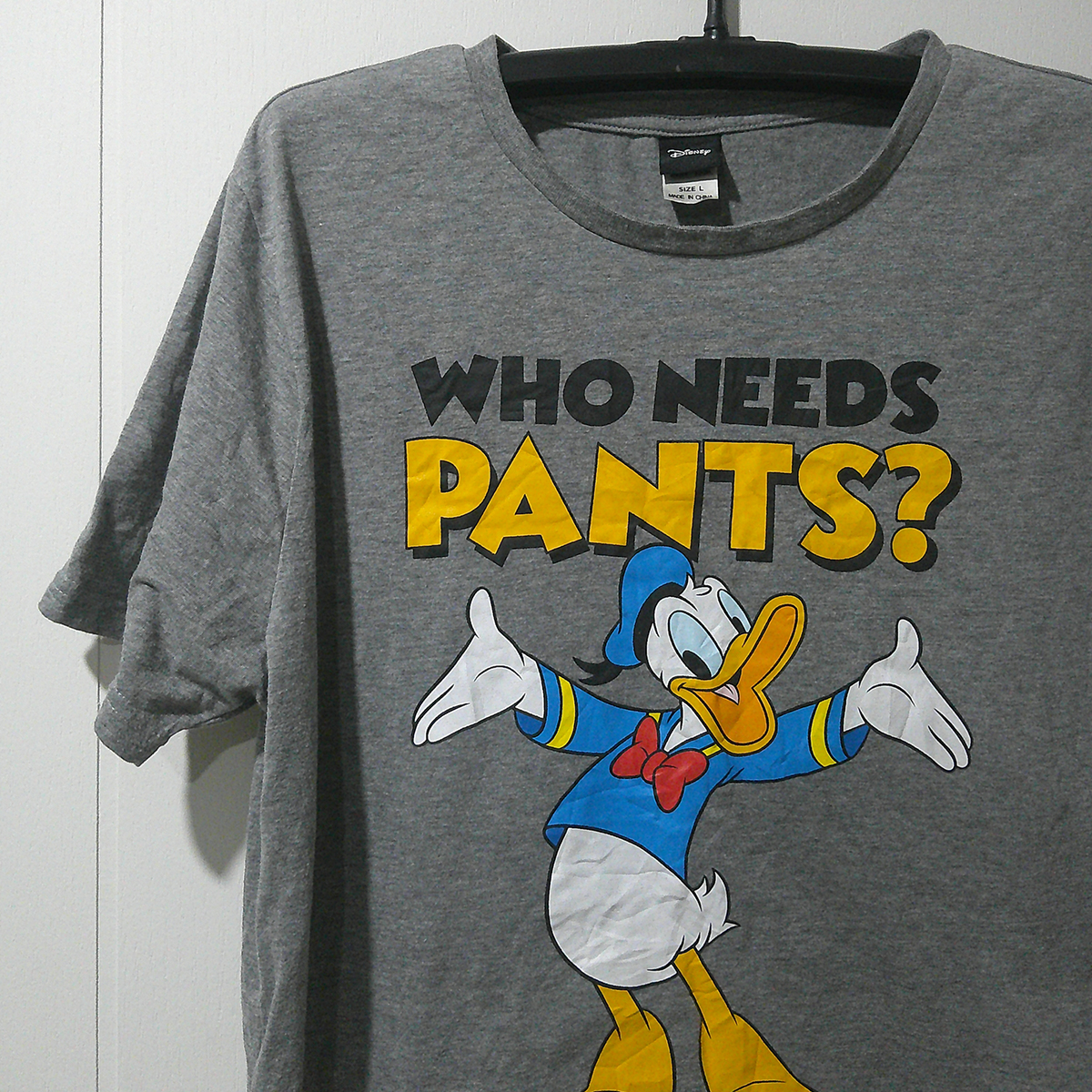 เสื้อยืดลายการ์ตูน โดนัลด์ดั๊ก Donald Duck มือสอง