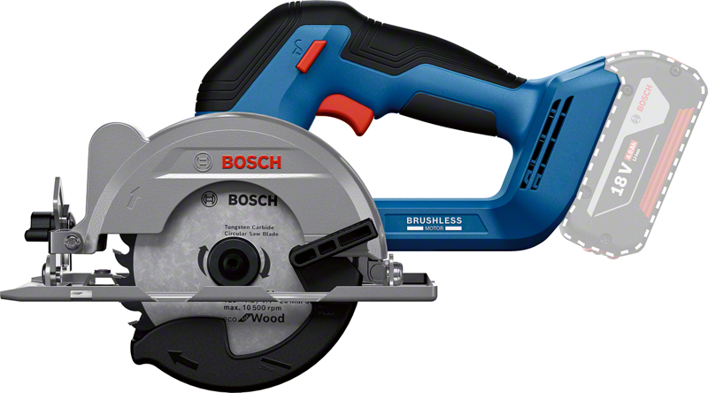 BOSCH GKS 18V-44 - 5-inch Cordless Circular Saw (Tool only,without Battery and Charger) - เลื่อยวงเดือนขนาด 5 นิ้ว ใช้แบตเตอรี่ 18v บ๊อช รุ่น( GKS 18V-44 ไม่มีแบตเตอรี่ ไม่มีแท่นชาร์จ)- 06019M30L0