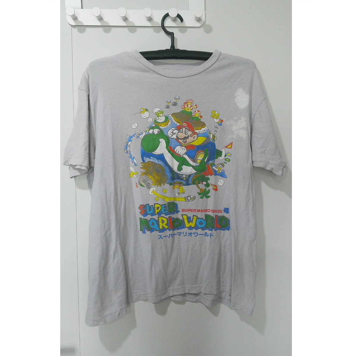 เสื้อยืดมือสอง ลายการ์ตูน ซูเปอร์มาริโอ้ Super Mario