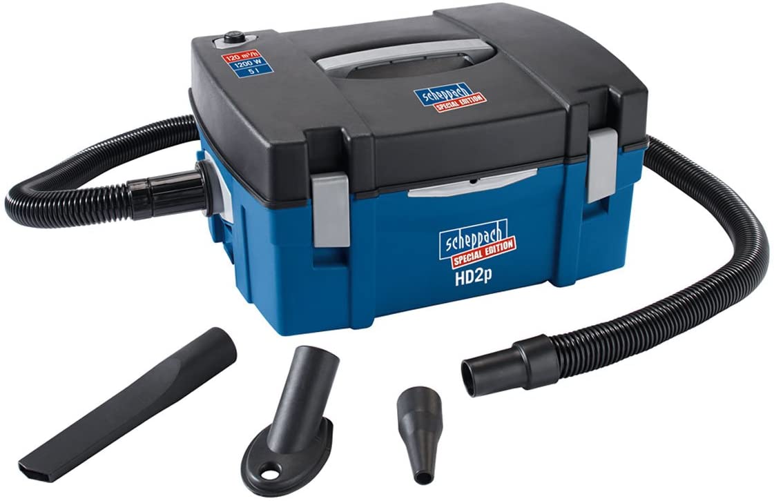 SCHEPPACH HD2P Extractor Dust Collector Vacuum Inflator with Attachments - เครื่องดูดฝุ่น 3-in-1 SCHEPPACH รุ่น HD2P