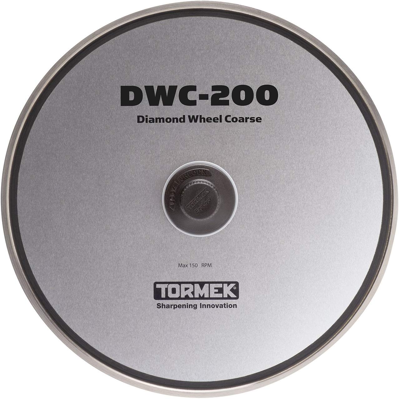 TORMEK DWC-200 200mm. Diamond Wheel, Coarse 360grit for Tormek T-2 - หินลับเพชรหยาบขนาด 200มม. (8นิ้ว) ความละเอียด 360 กริต Tormek รุ่น DWC-200 สำหรับเครื่องลับ Tormek T-2