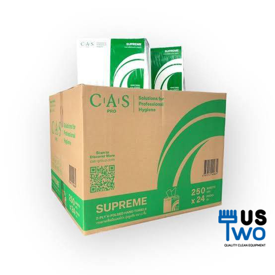 กระดาษเช็ดมือ CAS Pro รุ่น Supreme 2 ชั้น