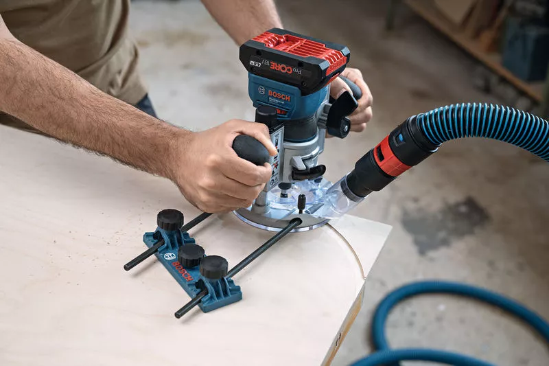 BOSCH GKF 18V-8 18v Cordless Palm Router (Tool Only- without battery and charger) -เครื่องเซาะร่องไร้สาย บ๊อช รุ่น GKF 18V-8 (ตัวเปล่า ไม่มีแบตเตอรี่ และแท่นชาร์จ)