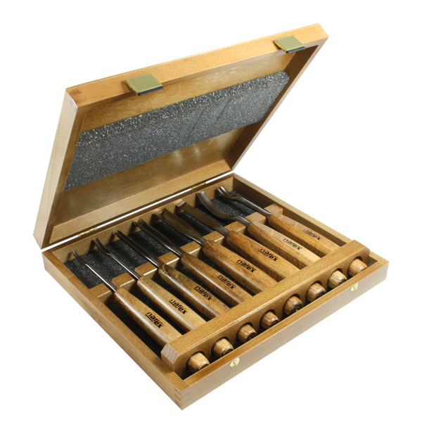 NAREX 868000 Hand Made Carving tools PROFI - ชุดงานแกะสลักไม้ ผลิตด้วยมือ (Made in Czech Republic)