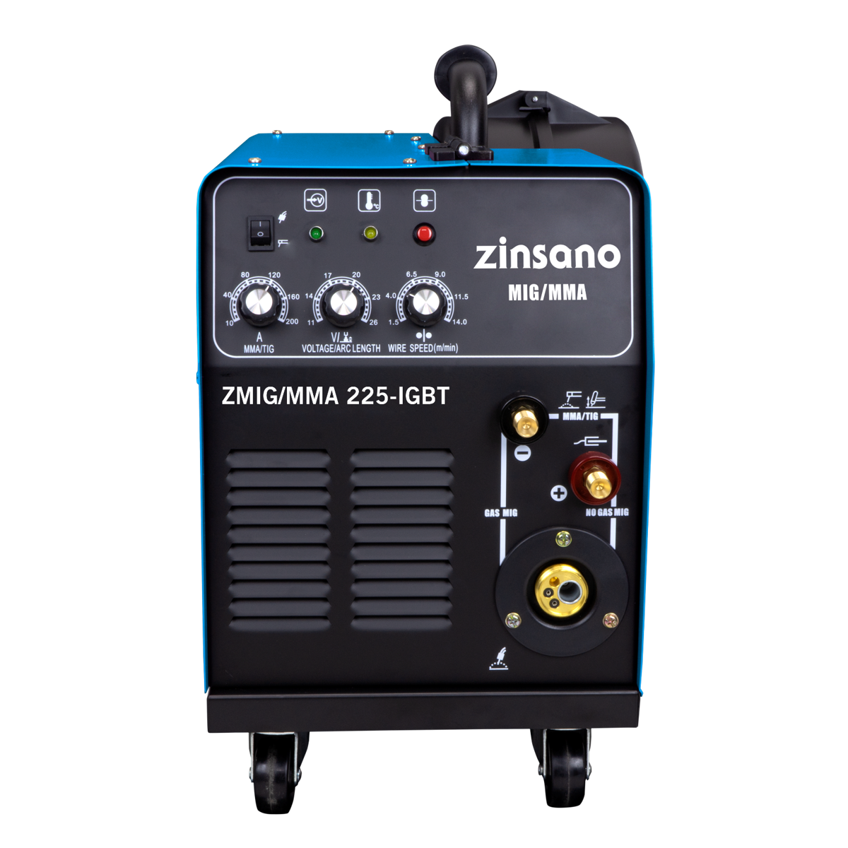 ZINSANO ZMIG/MMA 225 IGBT - MIG and MMA Welding Machine - เครื่องเชื่อม MIG และเชื่อมธูป ขนาด 200 แอมป์ ZINSANO รุ่น ZMIG/MMA 225 IGBT