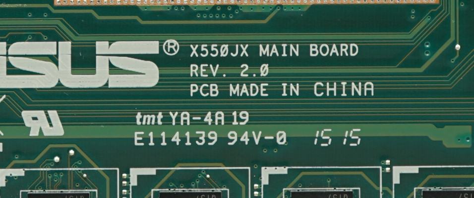 ASUS A550JX-XX142D พาร์ท X550JX REV 2.0 บอร์ดวิว + BIOS + รูปบอร์ด FHD