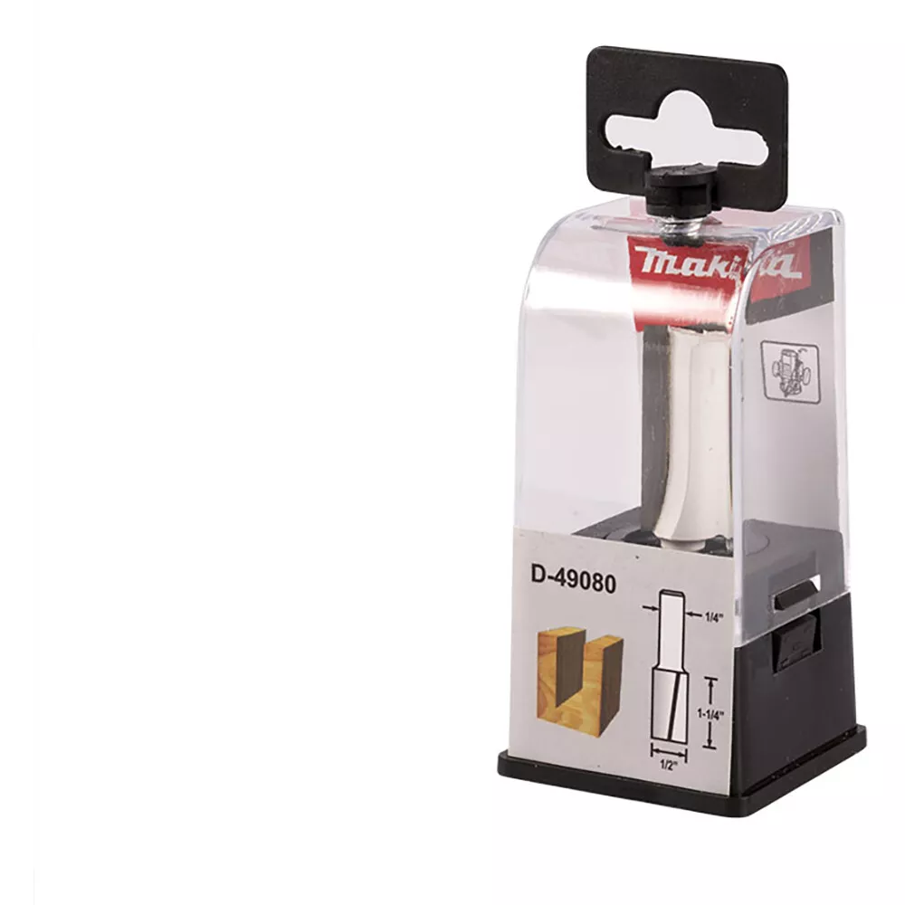 MAKITA 1/4-inch Shank Straight Router Bit - ดอกเร้าเตอร์แกน 1/4" ดอกกัดตรง จากมากีต้า