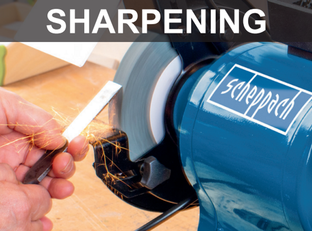 SCHEPPACH BGS700 Scheppach 370W Combination Electric 150mm Grinder & 50mm Sander with Light & Eye Shields - เครื่องขัดกระดาษทราย และเครื่องเจียร์ล้อคู่ 2 in 1 SCHEPPACH รุ่น BGS700