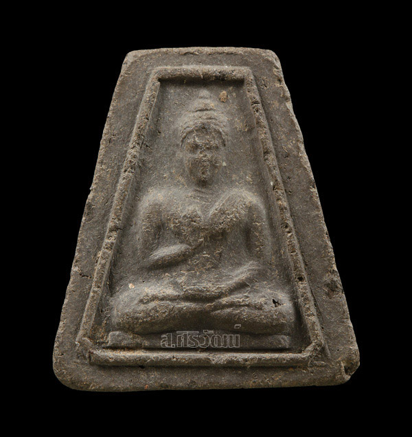 พระผงมหาว่าน พิมพ์สี่เหลี่ยมคางหมู อ.นำ แก้วจันทร์ วัดดอนศาลา ปี 2512 จ.พัทลุง #2