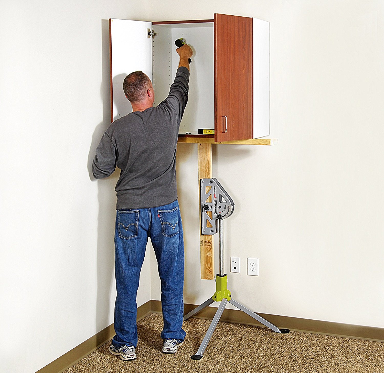 ROCKWELL- RK9034 JawStand XP Portable Work Support Stand - สามขาสำหรับยึดจับงานไม้ งานบ้าน สารพัดประโยชน์จาก Rockwell U.S.A.
