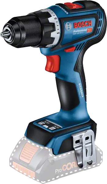 BOSCH GSR 18V-90 C Cordless Drill/ Driver (Solo- Tool only without Battery and Charger) - สว่านไขควงไร้สาย ไม่ใช้แปรงถ่าน Li-on 18V BOSCH รุ่น GSR 18V-90 C (เครื่องเปล่าไม่มีแบตเตอรี่ ไม่มีแท่นชาร์จ) - 06019K60L0