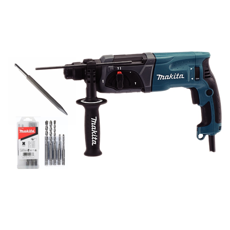 MAKITA HR2470FX5 24มม.(15/16") Rotary Hammer, SDS‑PLUS bits - สว่านโรตารี่ SDS-plus 3 ระบบ Makita รุ่น HR2470FX5