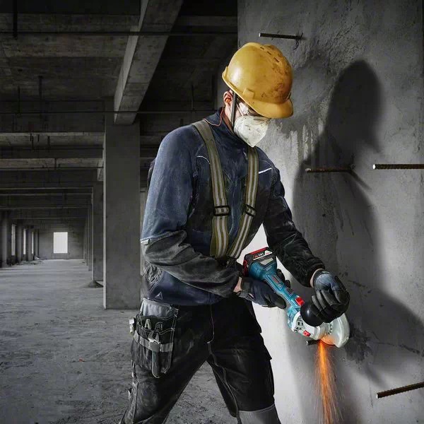 BOSCH GWS 180-LI Cordless BL Angle Grinder (Solo) - เครื่องเจียรไร้สาย 18V. รุ่น GWS180-LI (เครื่องเปล่าไม่มีแบตเตอรี่ ไม่มีแท่นชาร์จ) - 06019H90K0