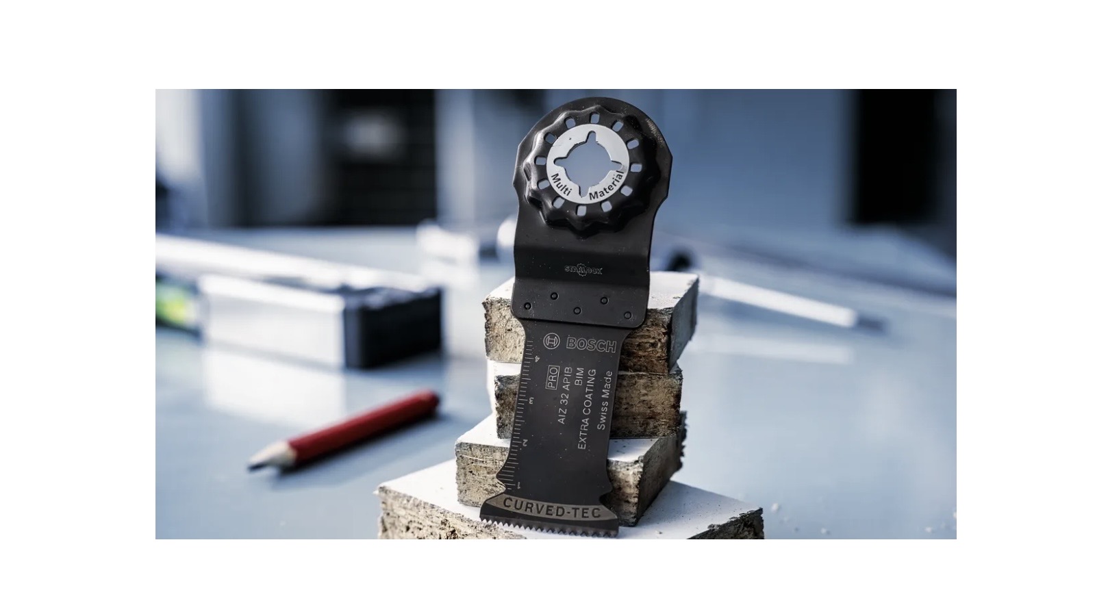 BOSCH AIZ 32 APIB - BIM Blade for Multi-Tool for Oscillating Multi Tools - ใบมีด AIZ 32 APIB สำหรับเครื่องมืออเนกประสงค์ - 2608669066 (มาแทนรุ่น AIZ 32 APB)