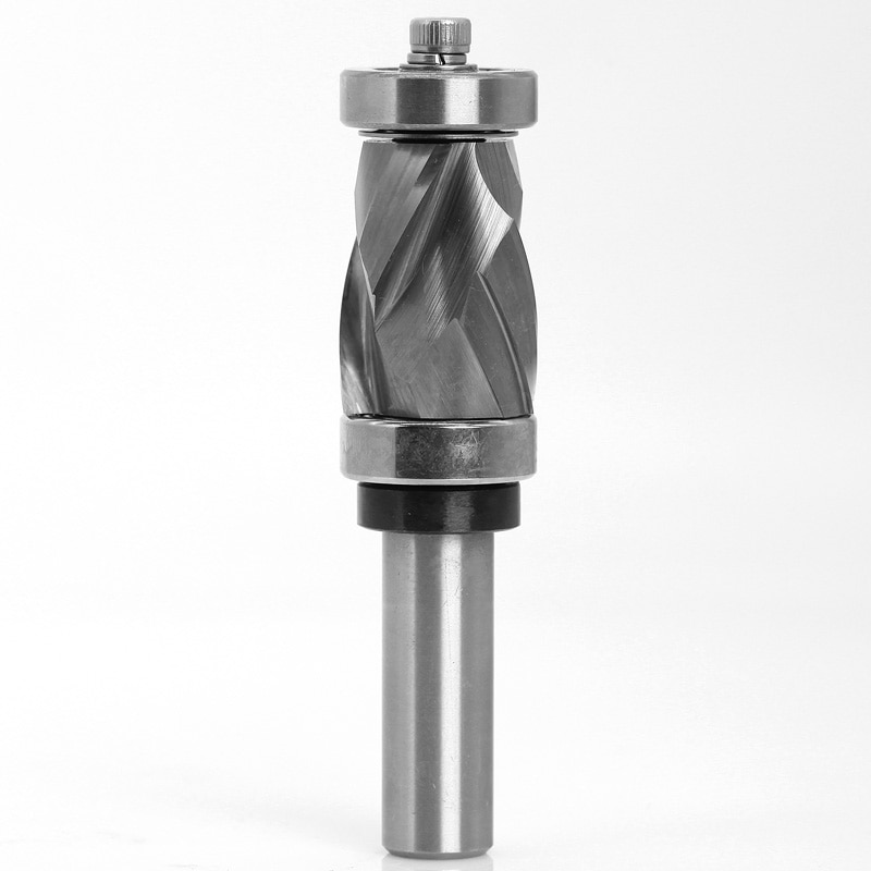 SIT TOOL SIT-UDC9112 Ultimate Trim Solid Carbide Compression Bit, 1/2" Shank, 7/8" Cutting Diameter, 1-3/16" Cutting Length - ดอกเร้าเตอร์เกลียวกัดขอบไม้ชนิดคาร์ไบด์ทั้งแท่งแบบผสม ลูกปืนบนและล่าง แกน 1/2" SIT Tool รุ่น UDC9112