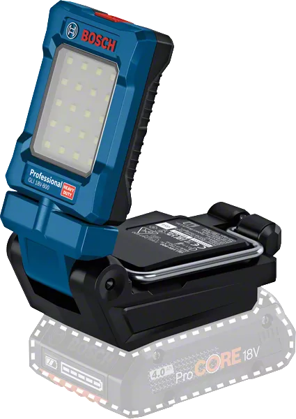 BOSCH GLI 18V-800 Cordless Light (Light only, without battery and charger) - ไฟส่องสว่าง ทำงานแบบไร้สายใช้แบตเตอรี่ Li-Ion 18v บ็อชรุ่น GLI 18V-800 ตัวเปล่า ไม่มีแบตเตอรี่ ไม่มีแท่นชาร์จ) - 0601443600