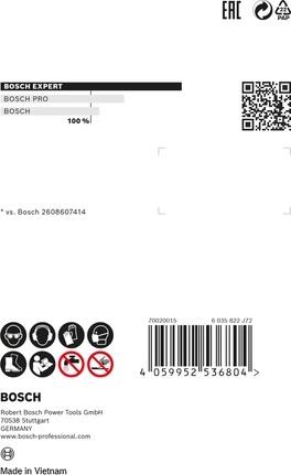 BOSCH 2608900533 X-LOCK Diamond cutting disc Diameter 125 cm Bore diameter 22.23 mm - ใบเพชรตัดเหล็กขนาด 5" - 2608900533