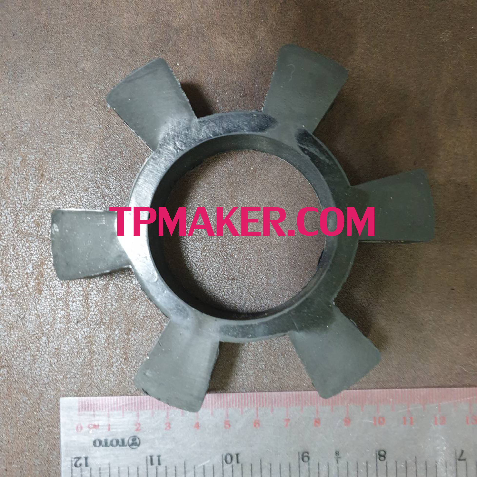 ยางยอย 6 แฉก #115 ขนาด OD 115 mm.