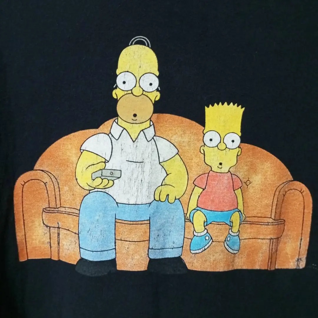 เสื้อยืดวินเทจมือสอง T-Shirt Vingtage ลายการ์ตูน เดอะซิมป์สันส์ The Simpsons มือสอง