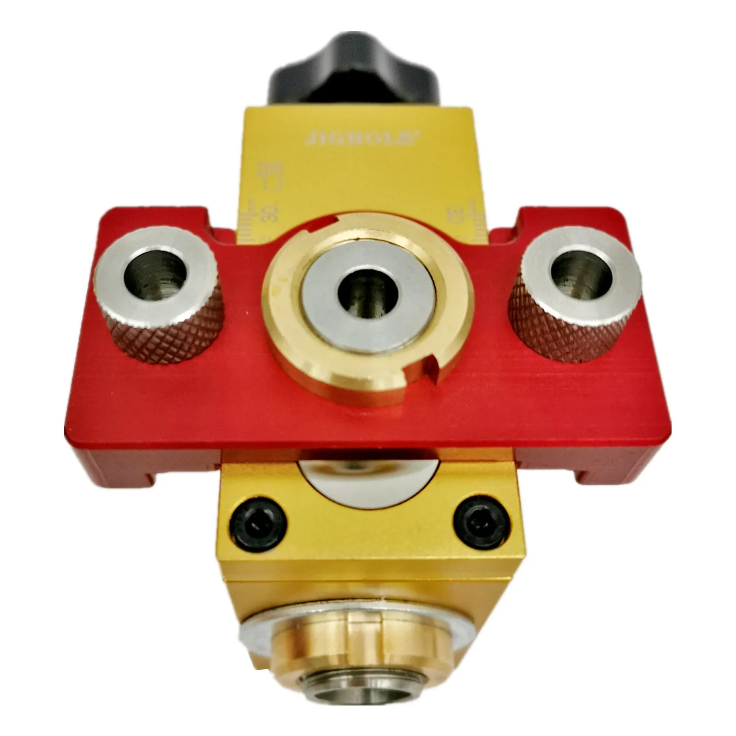 JIGHOLE JH-001-RG Doweling Jig, Fast Connecting Cam Fitting Drill Guide Jig - จิ๊กเจาะเดือยกลม จิ๊กเจาะเกือกม้า และเจาะฝังเดือยเหล็กยึดเกือกม้า JIGHOLE รุ่น JH-001-RG