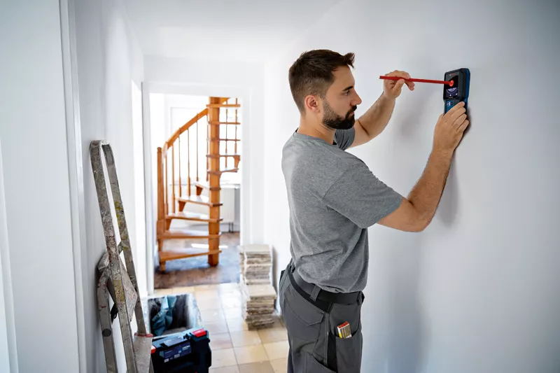 BOSCH GMS 120-27 Metal Detector and Wall Scanner- เครื่องสแกนหาเหล็ก Bosch รุ่น GMS 120-27 - 0601081700