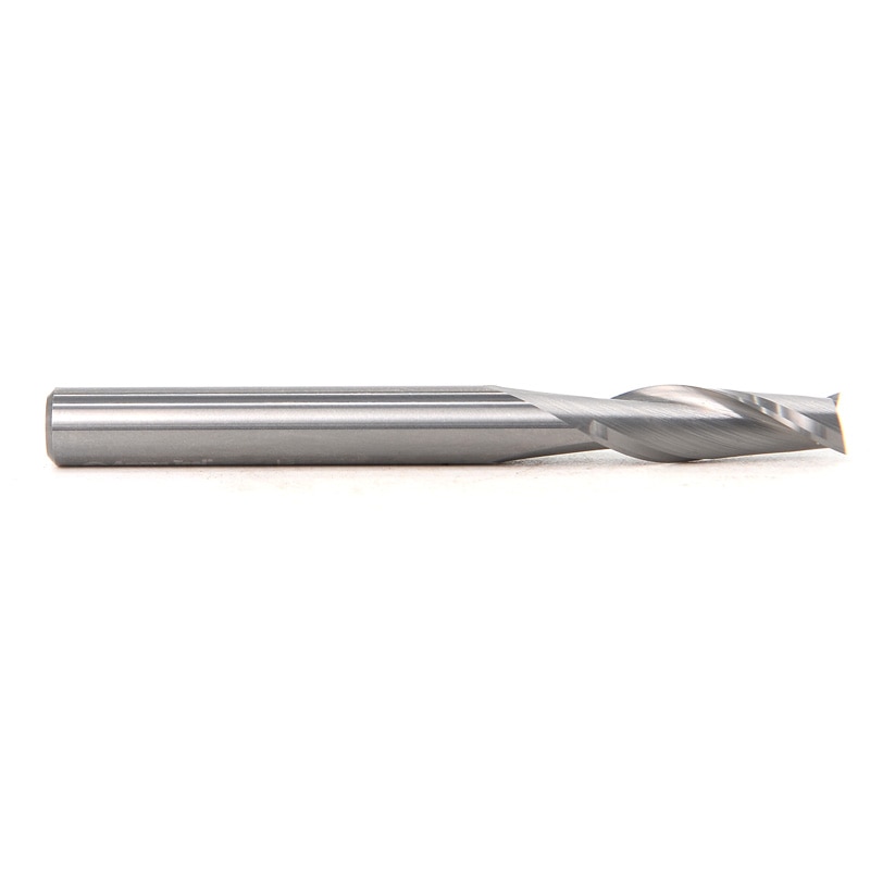 SIT TOOL SIT-RU2100 Solid Carbide Up Cut Spiral Bit 3/4" Cutting Length, Bit Length 2-1/2" - 1/4" Shank - ดอกทริมเมอร์ชนิดคาร์ไบด์ทั้งแท่ง คมแบบเกลียวยาว 3/4" 2 ชุดกัดขึ้น ความยาวดอก 2-1/2นิ้ว แกน 1/4 นิ้ว. รุ่น SIT-RU2100