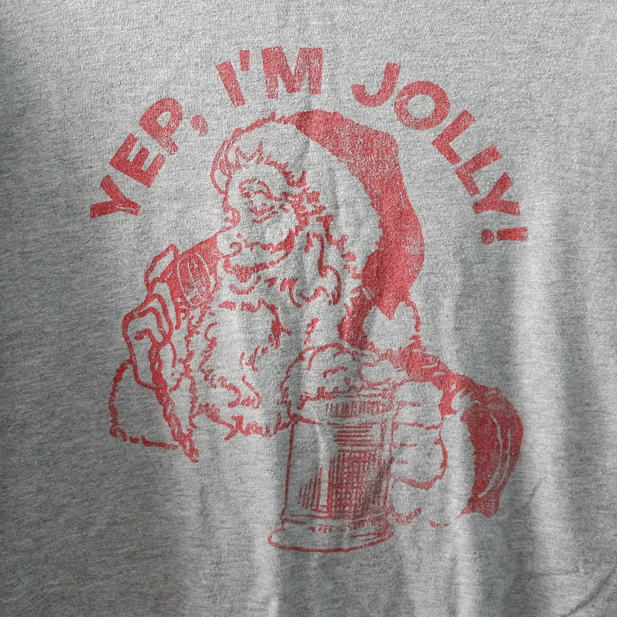 เสื้อยืดวินเทจมือสอง Vintage T-Shirt ลวดลายซาตาครอส งานป้าย OLD NAVY
